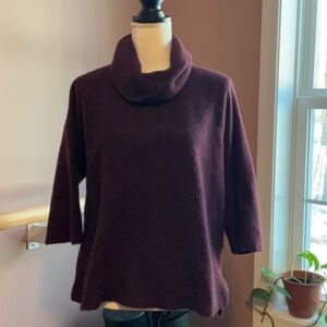 J. Jill cashmere cowl neck M